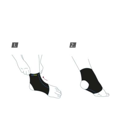 Kids Ankle Support Sleeve | Pediatric Slip-On Compression for Sprains Achilles Tendonitis & Injured Feet - Navy - Buy Online on GoSupps.com