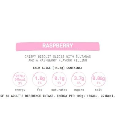 Go Ahead Raspberry Fruit Slices 5 Pack - Buy Online on GoSupps.com