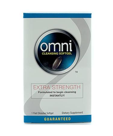 Wellgenix Omni Cleansing Softgel - Extra Strength Quick Flush Cleansing - Same Day Detox - 1 Softgel 1 Count (Pack of 1)