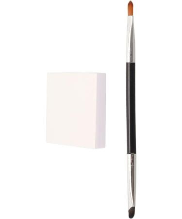Detail Brush Detail BrushDouble Ended Sickle Brush Double Ended Detail Brush Nail Coloring Paper for Mixing Foundation Eye Shadow Eyelash Nail Art Makeup - Buy Online on GoSupps.com