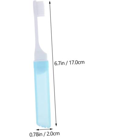 Magiclulu 5-Piece Foldable Travel Toothbrush Set | Ergonomic Wear-Resistant & Portable Dental Care Accessories for Daily Use - International Shipping Available - Buy Online on GoSupps.com