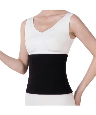 Ibluelover Cashmere Waist Warmer & Abdominal Binder - Lumbar Support & Kidney Protector in Black - International Shipping Available - Buy Online on GoSupps.com