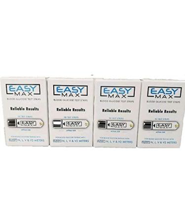 EasyMax Test Strips 200 count- 4 boxes of 50