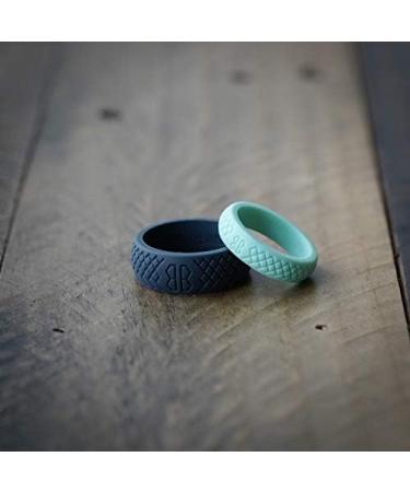Barbell Bands Silicone Ring for Women - Premium Rubber Wedding Band for Fitness & Active Lifestyle - Comfortable & Durable Lilac 9 - Buy Online on GoSupps.com