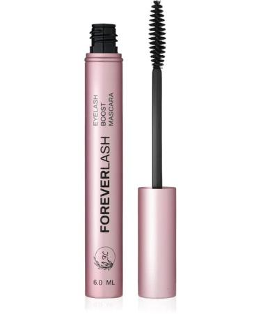 Forever Ideal Eyelash Boost Black Mascara  For Dramatically Long  Thick and Luscious Lashes  Clean Plant-Based  Organic Biotin  Provitamin B5 and Vitamin E  1 Tube  6ml