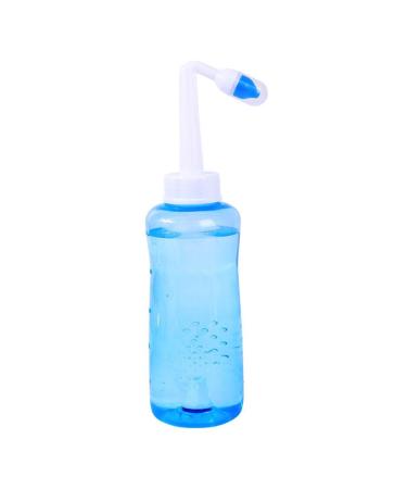 Nose Nasal Wash System Pot Sinus Allergies Relief Rinse 500mL New Blue Equipment Neti Plastic V1A3 Adults Children