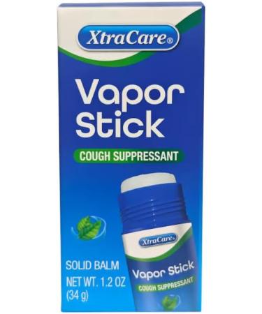 2 Pack - Vapor Stick 1.2 oz (34g) Soothing Relief for Congestion | Easy Glide-On Menthol Rub | 2 Box - Buy Online on GoSupps.com