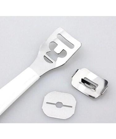 Mindruer Stainless Steel Dead Hard Skin Removal Tool Pedicure Pad Tool Foot Care Pedicure Solid Foot Heel Shaver Pedicure - Buy Online on GoSupps.com