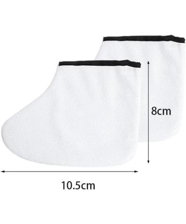 Generic Gants de Cire de Paraffine 4x Chaussons de Traitement Mitaines Couvre-pieds Blanc - Buy Online on GoSupps.com
