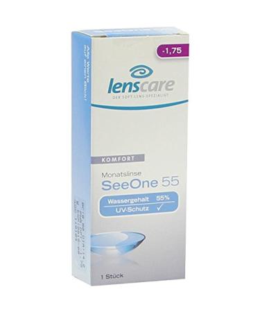 LENSCARE SeeOne 55 monthly lens -1.75 dpt 1 pc