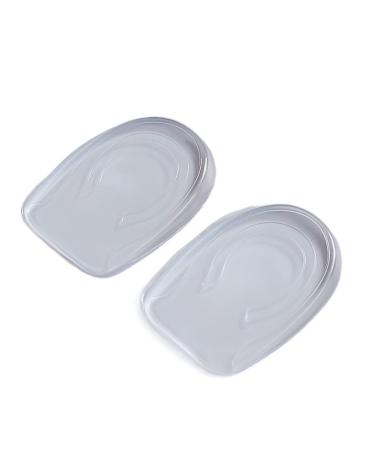 Cushion Pads Heel Grips Heel Protectors Shoe Lift Silica Gel Adult Breathable Daily for Plantar Fasciitis and Heal Dry Cracked Heels(Women 1.1inch)