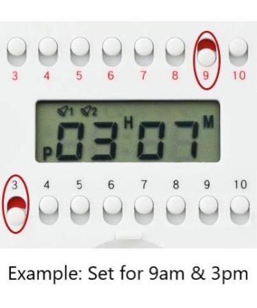 e-Pill 4x Daily Weekly Pill Organizer with Timer | Best Vitamin & Medicine Reminder Box - Buy Online on GoSupps.com