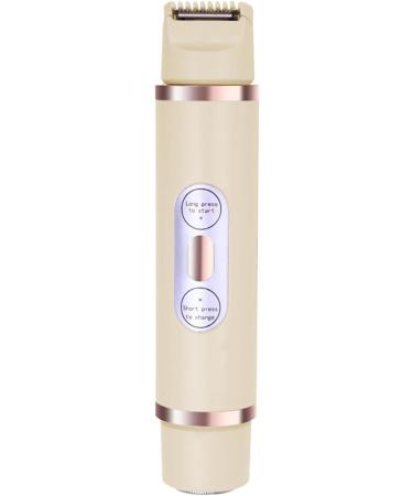 Trimmer For Women Pubic Hair Trimmer Body Groomer Electric Shavers For Pubic Arms Leg Underarm Hair Removal Light Yellow - Buy Online on GoSupps.com