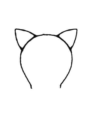 Fashion Cat Ear Headband Cute Headwear Headpiece Cat Ear Hair Hoop for Cosplay Anime Holiday Events Fancy Dress