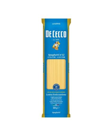 De Cecco Spaghetti N 12 Pack of 4 500 g Pack of 4