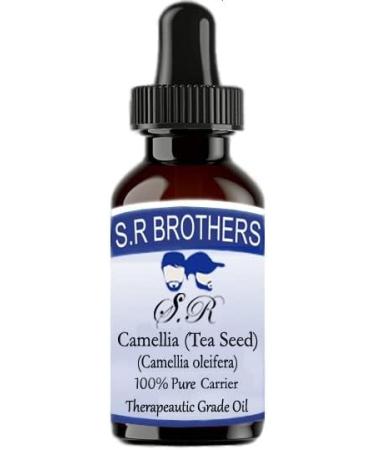 SR Brothers Camellia Oil 100ml - Pure & Natural Therapeutic Carrier Oil for Skincare | International Shipping Available - Buy Online on GoSupps.com