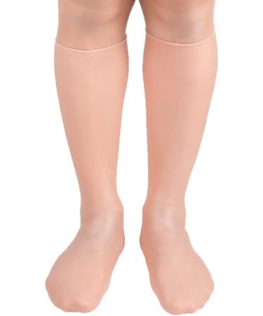 MAGICLULU 2 Pairs Exfoliating Moisturizing Socks Block Heels for Women Dressy Cracked Heels Socks Ladies Heels Elastic Long Socks Feet Moisturising Socks Women's Socks Sebs - Buy Online on GoSupps.com