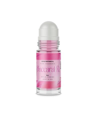 Jersey Botanical 30ml Roll-On Perfume Body Oil - Inspired by Baccarat Rogue Essential for Candle Making Soap Making Bath Bombs and More. Undiluted & Alcohol-Free Scented Oil.