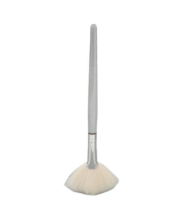 Flat Face Mask Brush - DIY Fan Applicator with Transparent Handle for Powder Masks | Soft Foam Stirring Tool for Salons - Buy Online on GoSupps.com