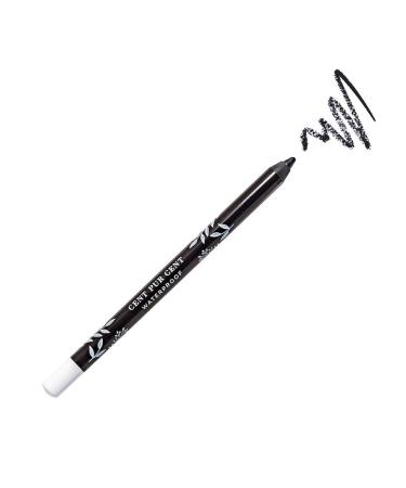 Cent Pur Cent Waterproof Eye Pencil Noir Fonc - Precision - Easy to use - 0.8 ml