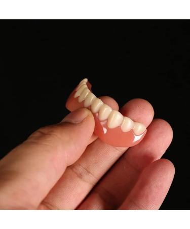 Press Teeth Veneer - Temporary Cosmetic Teeth for a Bright Smile | Light White Shade Fake Teeth for Men & Women - Buy Online on GoSupps.com