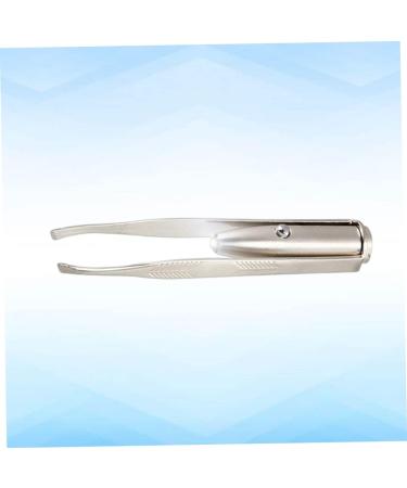NUSITOU Stainless Steel Tweezers Led Light Eyelash Tweezer Led Eyebrow Tweezer Eyebrow Hair Removal Tweezer Lash Tweezer - Buy Online on GoSupps.com