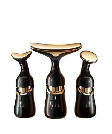 Instrument de beaut Domestique Trois usages pour Le Visage Le Cou et Les Yeux Machine de r duction du Double Menton Instrument Anti- ge pour Le Visage Le Cou et Les Yeux Noir