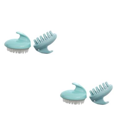 Healeved 4pcs Shampoo Brush Scalp Massager Massagers For The Scalp Shampoo Brush For The Scalp Comb Hair