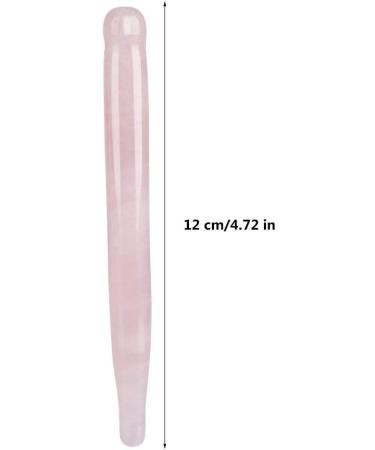 Acupressure Pen - Natural Rose Quartz Acupuncture Stick | 12cm Acupressure Tool for Wellness & Relaxation - Buy Online on GoSupps.com