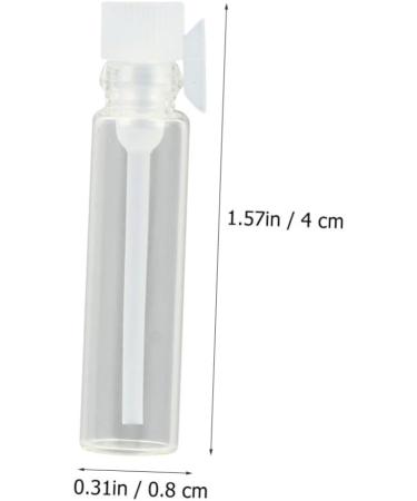Beaupretty 160 Pcs Glass Perfume Bottle Set - Transparent Portable Sample Vials for Travel - Ideal Perfume Accessory - Buy Online on GoSupps.com