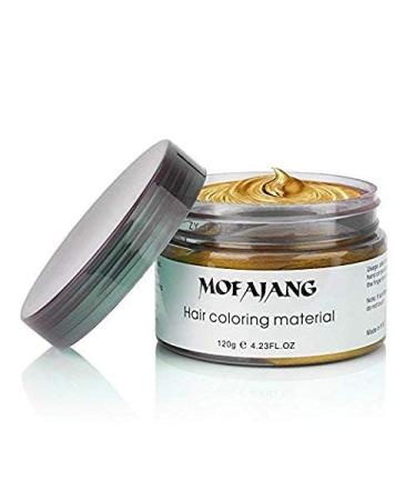 Temporary Yellow Hair Color Wax | Washable Styling Pomade for Parties Cosplay & Halloween - Buy Online on GoSupps.com