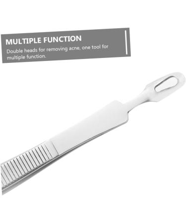 DRESSOOS 6 Pcs Clip Blackhead Extraction Tool Stainless Pimple Remover Extractor Silver Stainless Steel - Buy Online on GoSupps.com