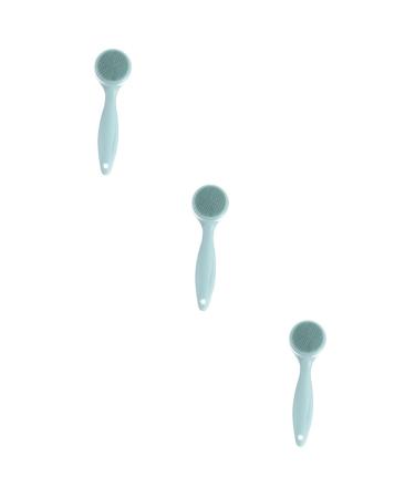 3 Sets Cleansing Brush Silicone Cleaning Brush Face Facial Scrubber for Face Silicone Face Exfoliator Face Wash Brush Face Brush Applicator