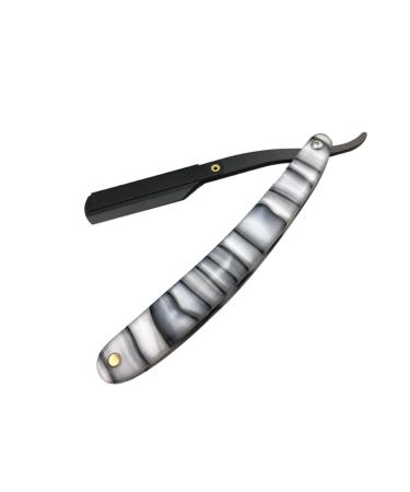 Beavorty 2st razor made of metal hand razor razor made of steel straight hairdresser men razor safe razor handbook hair clip man