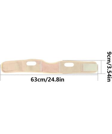 Facial belt double chin reducer v-shaped mask face lift tape soft chin belt for women restore skin elasticity skin tone Skin Color - Buy Online on GoSupps.com
