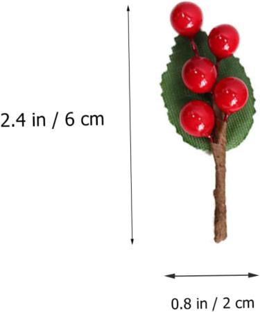 ABOOFAN 20 Pcs Christmas Decorations Christmas Tree Ornaments Berries Faux Plants Christmas Artificial Decor Christmas Tree Hanging Decor Party Decor Berry Flower Arrangement Foam Wrap - Buy Online on GoSupps.com