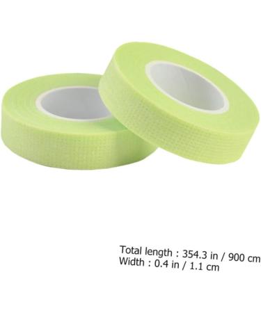Beavorty 24 Rolls Eyelash tape Adhesive Eyelash Tapes Lash Tape for lash Extension Green Extension Tape makeup tape Beauty Salon Supplies extension sticker Non-woven tape medical - Buy Online on GoSupps.com
