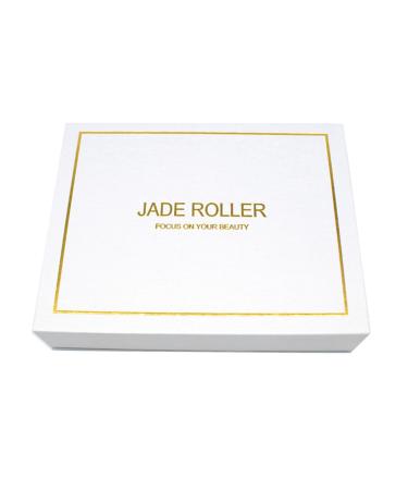 Jade Roller & Gua Sha Set | Pink Face Roller & Gua Sha Tools for Skin Care & Puffiness Relief - Buy Online on GoSupps.com
