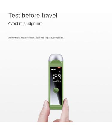 MSCHENZW Breath Alcohol Tester Rechargeable Breathalyzer Alcohol Test Tools with LCD Display - Buy Online on GoSupps.com