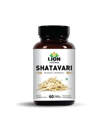 Lion Wellness Shatavarii Capsules Organic and Vegan 3.5 Oz
