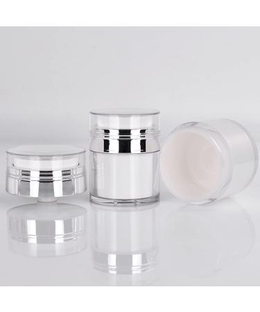 Delitless Airless Pump Dispenser 50ml - Refillable Travel Cream Bottle & Portable Ornament Container - Buy Online on GoSupps.com