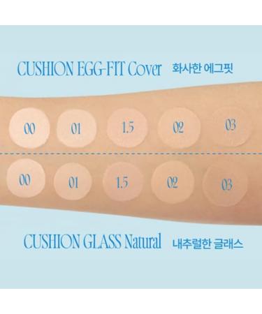  G n rique FW Cushion Egg-Fit Cover 02 Nude 13 g - Cushion Foundation Light Beige with a Neutral-Yellow Tone - Buy Online on GoSupps.com