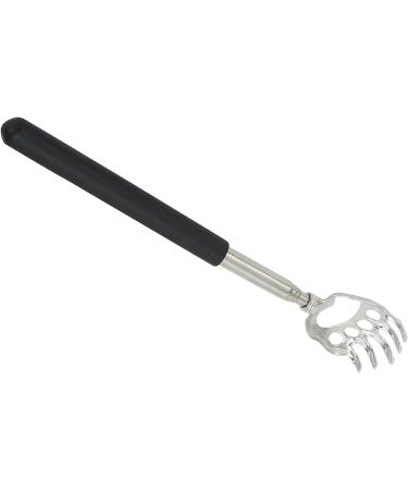 Telescopic Stainless Steel Back Scratcher - Extendable Household Massager (Black) | International Shipping - Buy Online on GoSupps.com