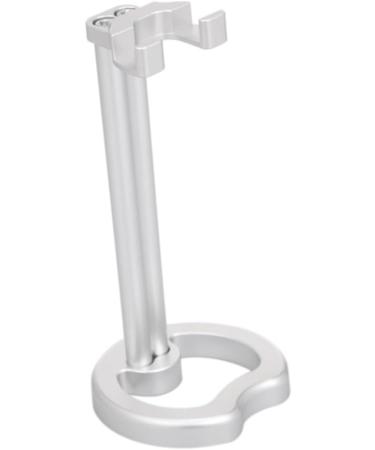 PopetPop Safety Razor Holder Stand Set - Double Razor Brush Holder for Men - 2pcs Silver 6x6x12.5cm - Buy Online on GoSupps.com