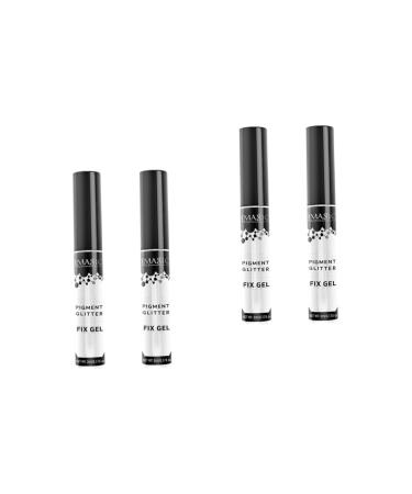FOMIYES 4 Pcs Eye Primer Body Gel Body Cosmetic Glue Glitter Glue Eyelash Glitter Powder 1 count (Pack of 1) Assorted Colorx2pcs