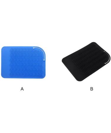 Dajidafu Flat Iron Mat Safe Protective Mats Hairstylist Accessories Grip Storage Pouch Simple Heat Resistant Pad for Protect - Buy Online on GoSupps.com