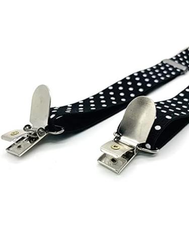 Anshili 2pcs Children's Suspenders - Y-Shape 4 Clips 2.5 cm Wide for Kids Stylish & Durable! - Buy Online on GoSupps.com
