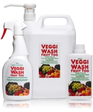 Food Safe Veggi Wash Concentrate 500ml - Natural and Effective Solution - Buy Online on GoSupps.com