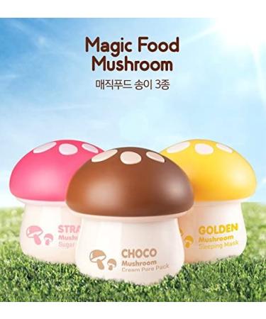 TONYMOLY Magic Food Strawberry Mushroom Sugar Scrub 2.37 Fl Oz - Exfoliating Facial Scrub - Buy Online on GoSupps.com