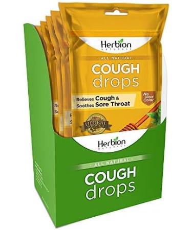 Herbion Naturals Cough Lozenges with Natural Honey Lemon Flavour 25 Lozenges - Relieves Cough Clears Nasal Congestion Soothes Sore Throat For Adults and Children 12 years and above (Pack of 5 125 Lozenges) - Buy Online on GoSupps.com